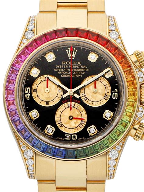 rolex 2013 pre-owned cosmograph daytona rainbow 40mm|rolex daytona rainbow 2021 price.